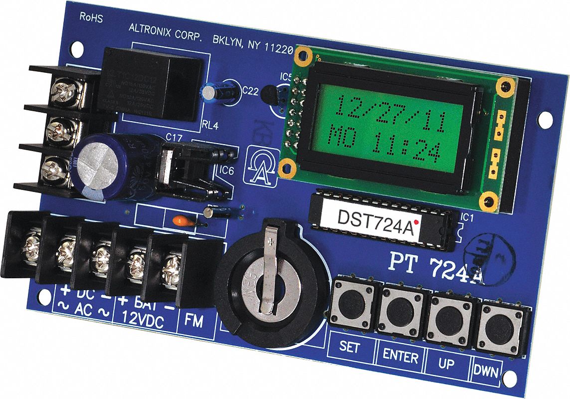 ALTRONIX PT724A Timer- Annual Event 1Ch 365 Day/24 Hr.