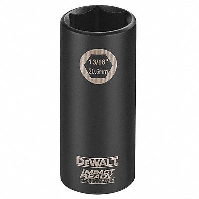 DEWALT DW22922 Impact Socket Steel Black Oxide 7/8 in