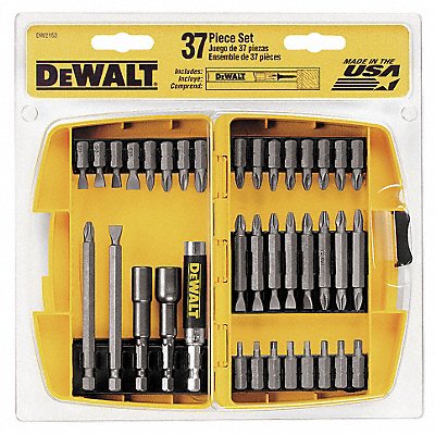 DEWALT DW2163 Screwdriver Bit Set 37 Pieces 1/4 Shank