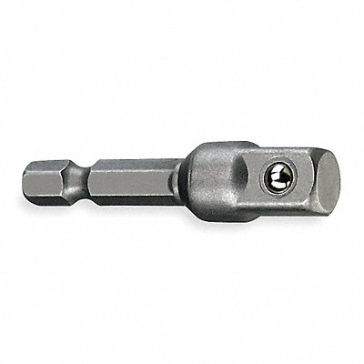 DEWALT DW2541 Impact Socket Adaptor Steel Black Oxide 1/4 in