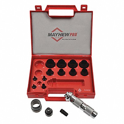 MAYHEW 66004 Metric Hollow Punch Set 3mm to 30mm