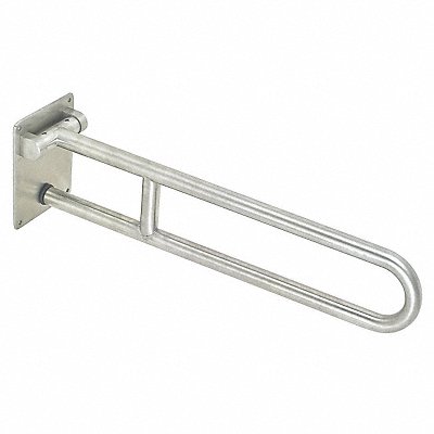 GRAINGER 4WMH6 Safety Rail/Bar SS Satin 30 in L