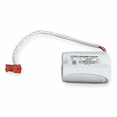 LITHONIA LIGHTING ELB2P401N Battery 6V 168hr 4 1/8in Slip On