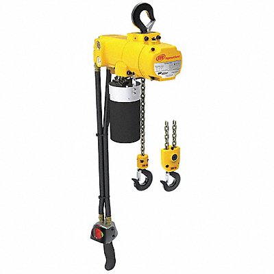 INGERSOLL RAND CL250K2C10C6U Air Chain Hoist 550 lb Cap. 10 ft Lift