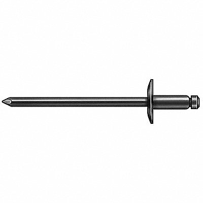 MARSON M78014 Blind Rivet 3/4 in L 0.25 in dia PK1000
