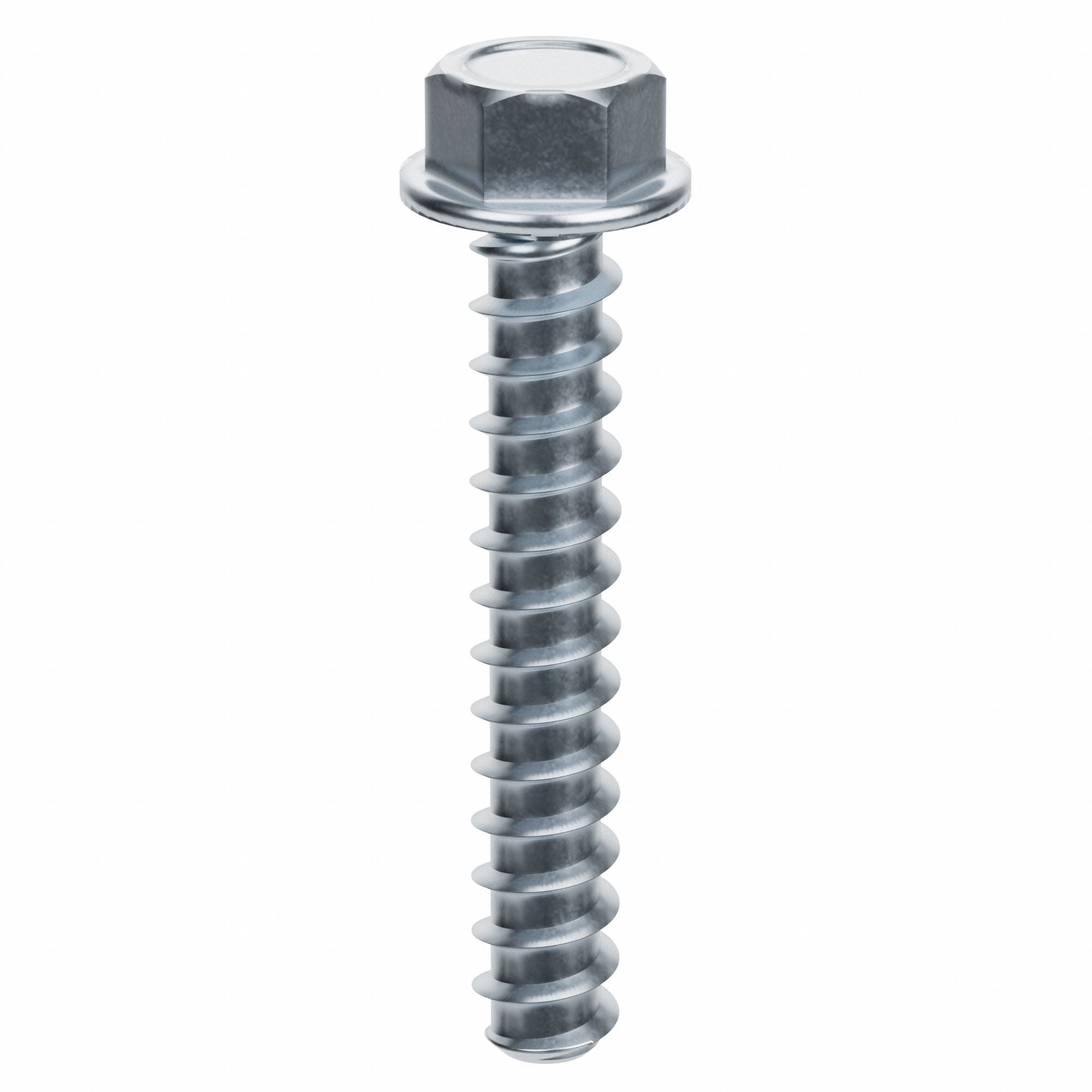 GRAINGER U705200370250 Concrete Screw Hex Head Washer S 3/8 D 2-1/2 L PK50