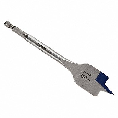 IRWIN 88818 Spade Blade Drill 1.125in Carbon Steel