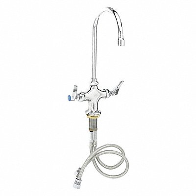 T S BRASS B0300 Gooseneck Chrome T S Brass 8.67gpm