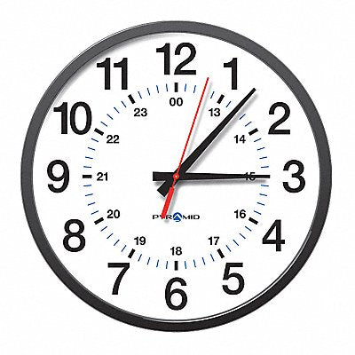 PYRAMID 9A13DG Synchronized Analog Clock 13 Diameter