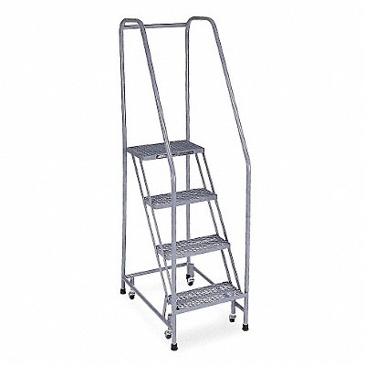 COTTERMAN 1004R1820A1E10B3SSP6P8 Rolling Ladder Welded Handrail Platform 40In H