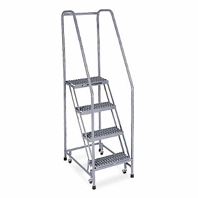 COTTERMAN 1004R1820A3E10B3SSP6P8 Rolling Ladder Welded Handrail Platform 40In H
