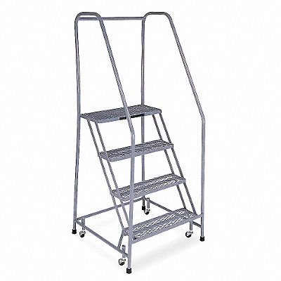 COTTERMAN 1004R2630A6E10B3C1P6 Rolling Ladder Welded Handrail Platform 40In H
