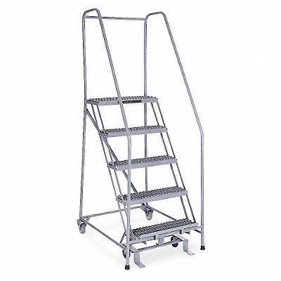 COTTERMAN 1005R2630A3E10B4SSP6 Rolling Ladder Welded Handrail Platform 50In H