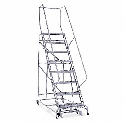 COTTERMAN 1008R2632A3E10B4SSP6 Rollng Ladder Assembled Handrail Platform 80 In H