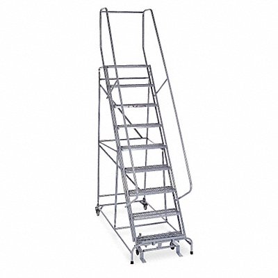 COTTERMAN 1009R2632A6E10B4C1P6 Rollng Ladder Assembled Handrail Platform 90 In H