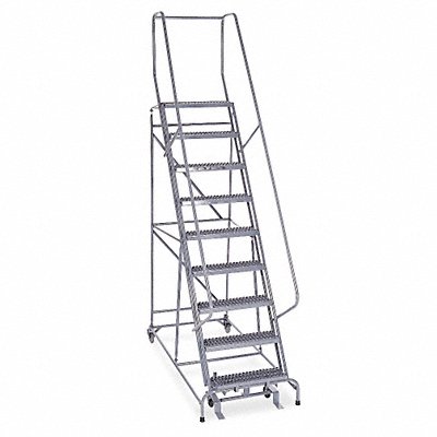 COTTERMAN 1009R2632A3E10B4C1P6 Rollng Ladder Assembled Handrail Platform 90 In H