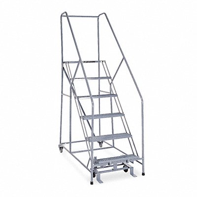 COTTERMAN 1206R2630A1E24B4C1P6 Rolling Ladder Welded Handrail Platform 60In H
