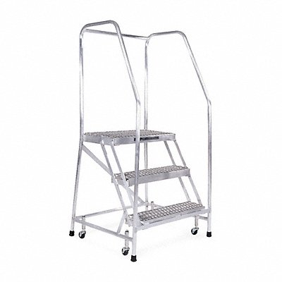 COTTERMAN A2R1818A3B3C50P6 Rolling Ladder Welded Handrail Platform 20In H