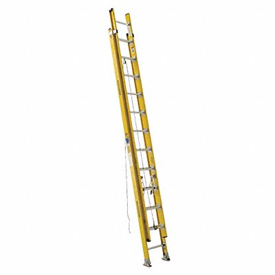 WERNER D71242 Extension Ladder Fiberglass 24 ft IAA