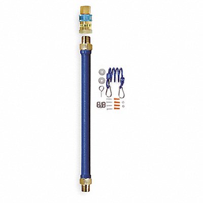 DORMONT 1675BPQR48 Gas Connector Kit 3/4 ID x 4 ft L