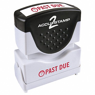 ACCUSTAMP 2 38836 D3768 Message Stamp Past Due