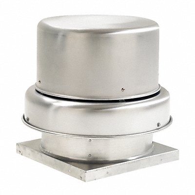 DAYTON 6KWK4 Alu 25 Dia 25.5 H Roof Fan w.Motor