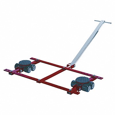 GKS-PERFEKT 510229 Tandem Machine Dolly 13 200 lb Steel