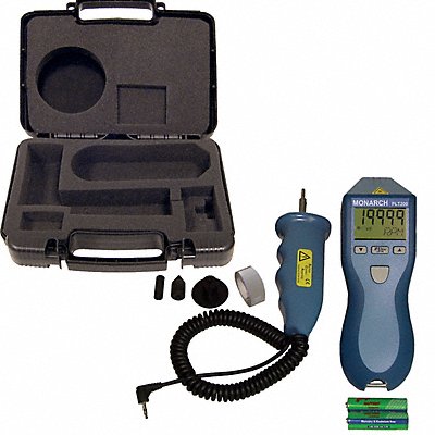 MONARCH 6125011 Laser Tachometer +/-0.05% RPM Acc LCD