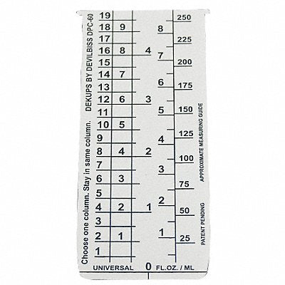 DEVILBISS DPC60K10 Disposable Measuring Guide Inserts PK10