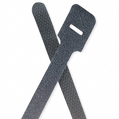 TY-RAP FO350400 Hook & Loop Cable Tie 13 in Black PK10