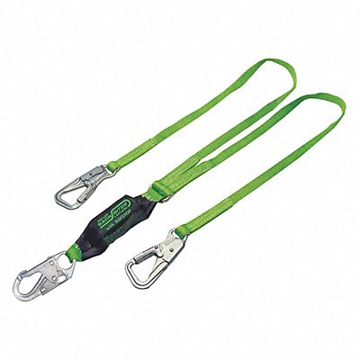 HONEYWELL MILLER 8798B6FTGN Shock-Absorbing Lanyard Green