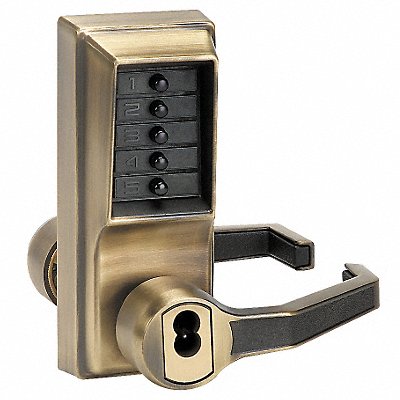 KABA LR1021B0541 Push Button Lock Entry Key Override
