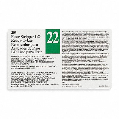 TOLCO 340422 Secondary Bottle Label Gloss Paper PK12