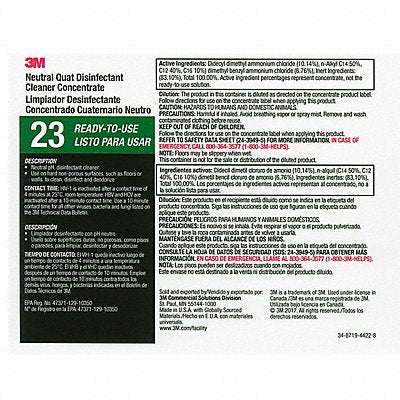 TOLCO 340423 Secondary Bottle Label Gloss Paper PK12