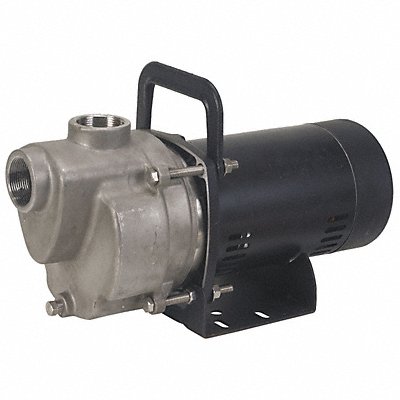 DAYTON 4YKN8 Self Priming Pump 1 HP 304 SS
