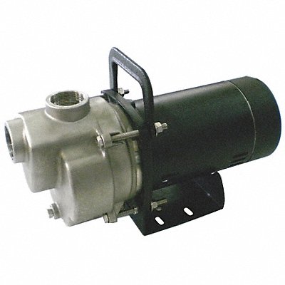DAYTON 4YKP1 Self Priming Pump 1/2 HP Aluminum
