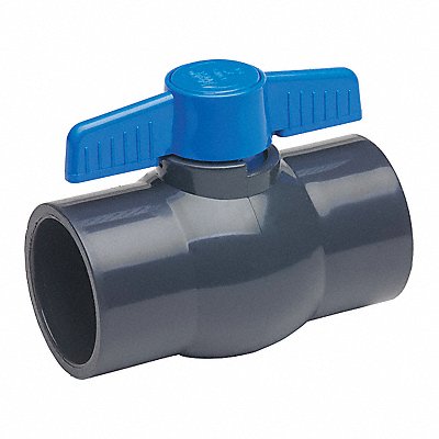 GRAINGER 107638NPG Manual 2-Way Ball Valve Socket PVC