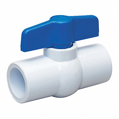 GRAINGER 107634NP Manual 2-Way Ball Valve Socket PVC