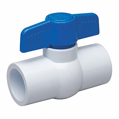 GRAINGER 107636NP Manual 2-Way Ball Valve Socket PVC