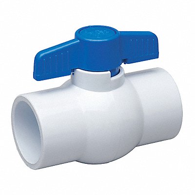 GRAINGER 107637NP Manual 2-Way Ball Valve Socket PVC