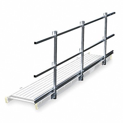 WERNER SQHTG20 Guard Rail and Toe Board System 20 ft L