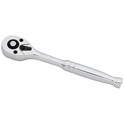 WESTWARD 4YP73 Hand Ratchet 5 1/2 in Chrome 1/4 in