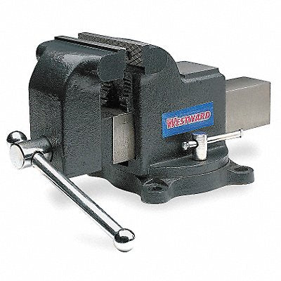 WESTWARD 6RA23 Combination Vise Serrated Jaw 10 L
