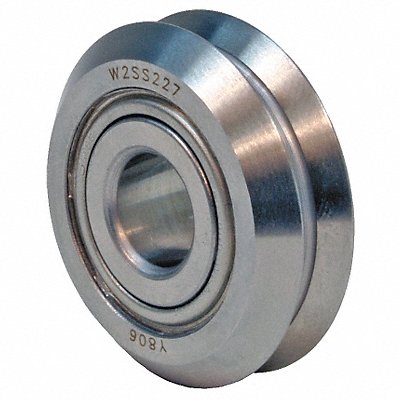 BISHOP-WISECARVER W2SS227 Yoke Roller 1 13/64in Dia Dbl Shield