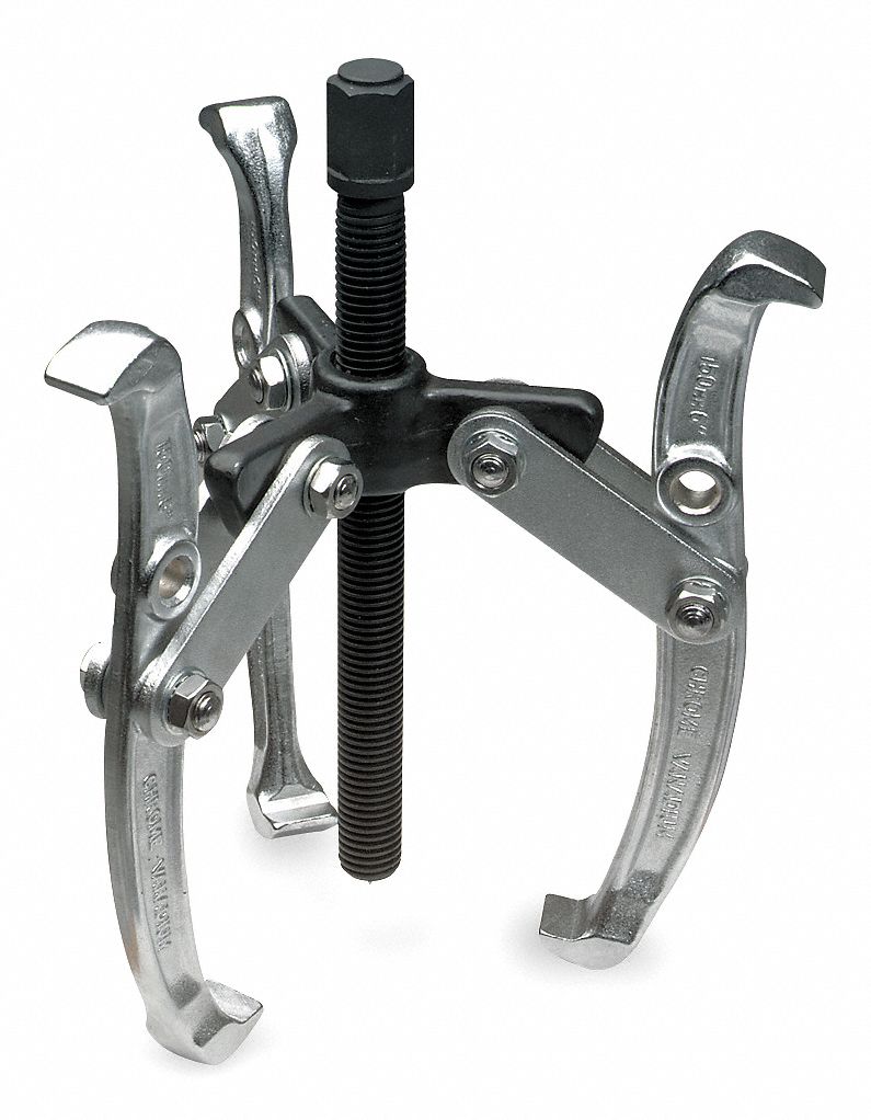 WESTWARD 4YT15 Jaw Puller 5-1/2 Spread 4-9/16 Reach
