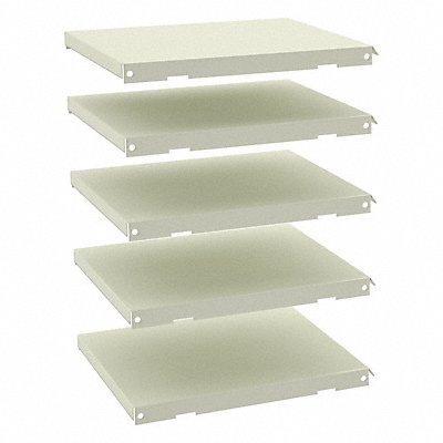 TENNSCO 4005PY Shelves Letter Size Putty PK5