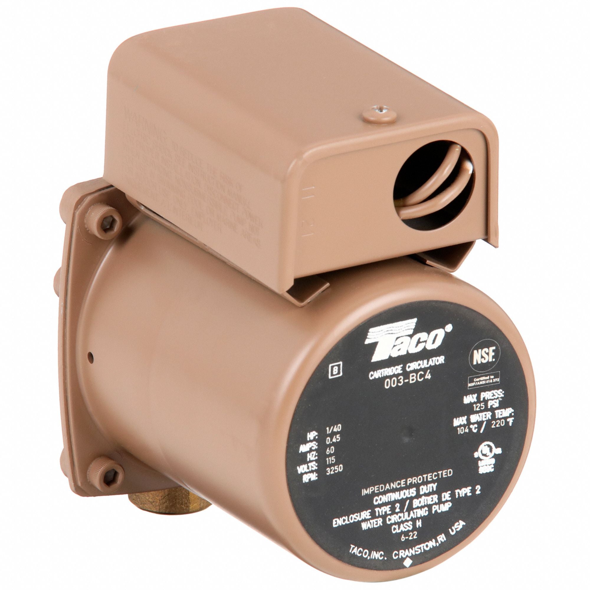 TACO 003BC4 Potable Circulating Pump