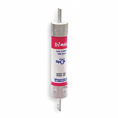 MERSEN TR250RID Fuse: 250 A, 250V AC, 8-5/8 in L x 2-1/16 in dia Fuse Size, Blade Body, TR-RID