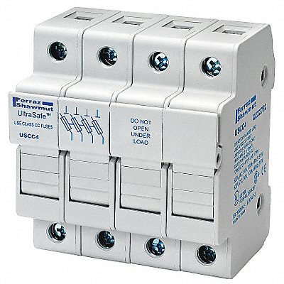 MERSEN USCC3N Fuse Block 0 to 30A Class CC 4 Pole
