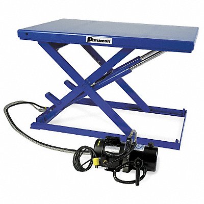 BISHAMON LX50L Scissor Lift Table 1100 lb 115V 1 Phase